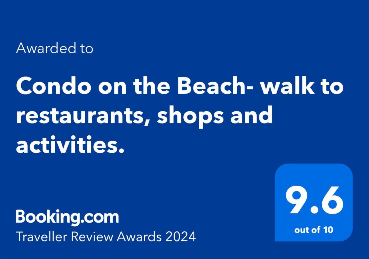Condo On The Beach- Walk To Restaurants, Shops And Activities. Gulf Shores Exterior foto